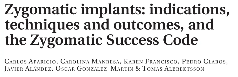 scientific publication zygoma