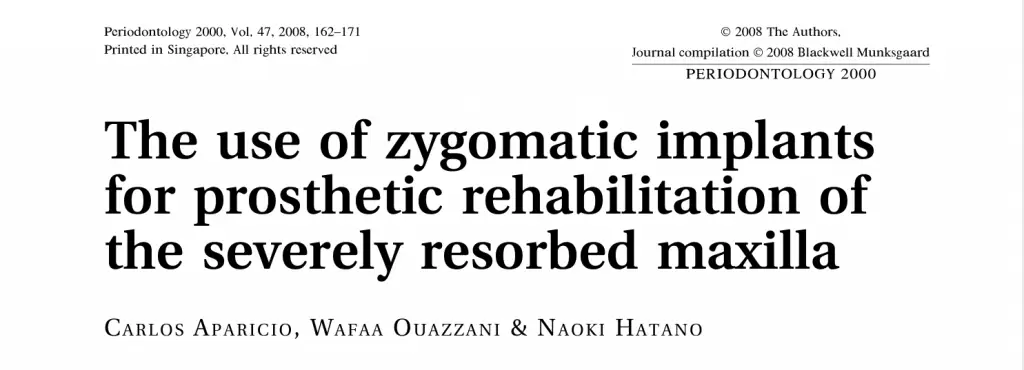 zygomatic prosthetic rehabilitation