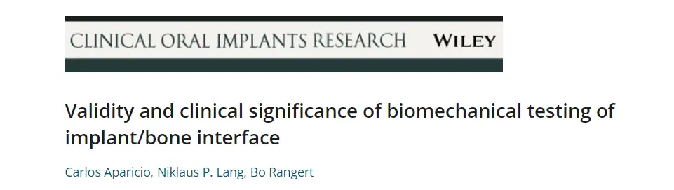 biomechanical testing implants