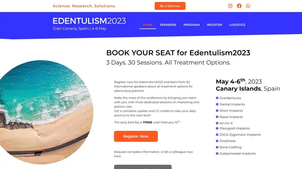 Edentulism 2023 conference