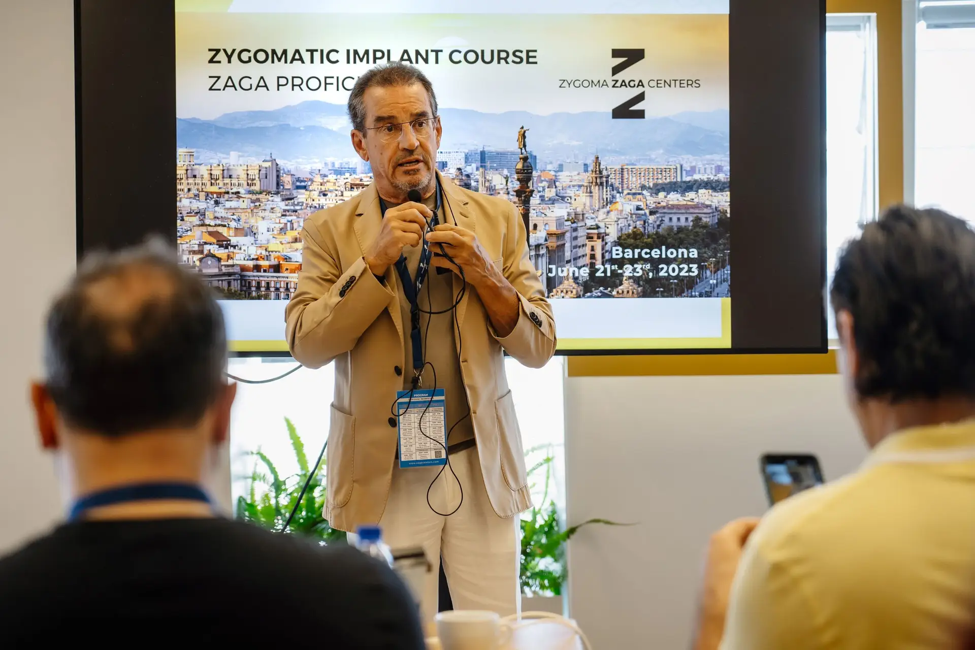 Dr. Carlos Aparicio in the ZAGA Course