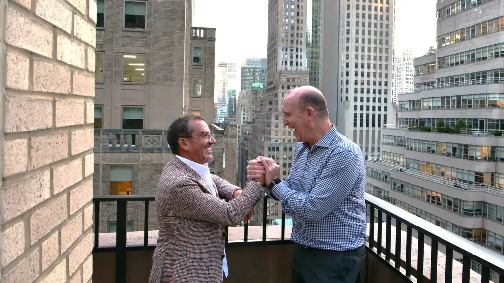 Dr. Carlos Aparicio and Dr. Jay Neugarten at the ZAGA Course in New York City