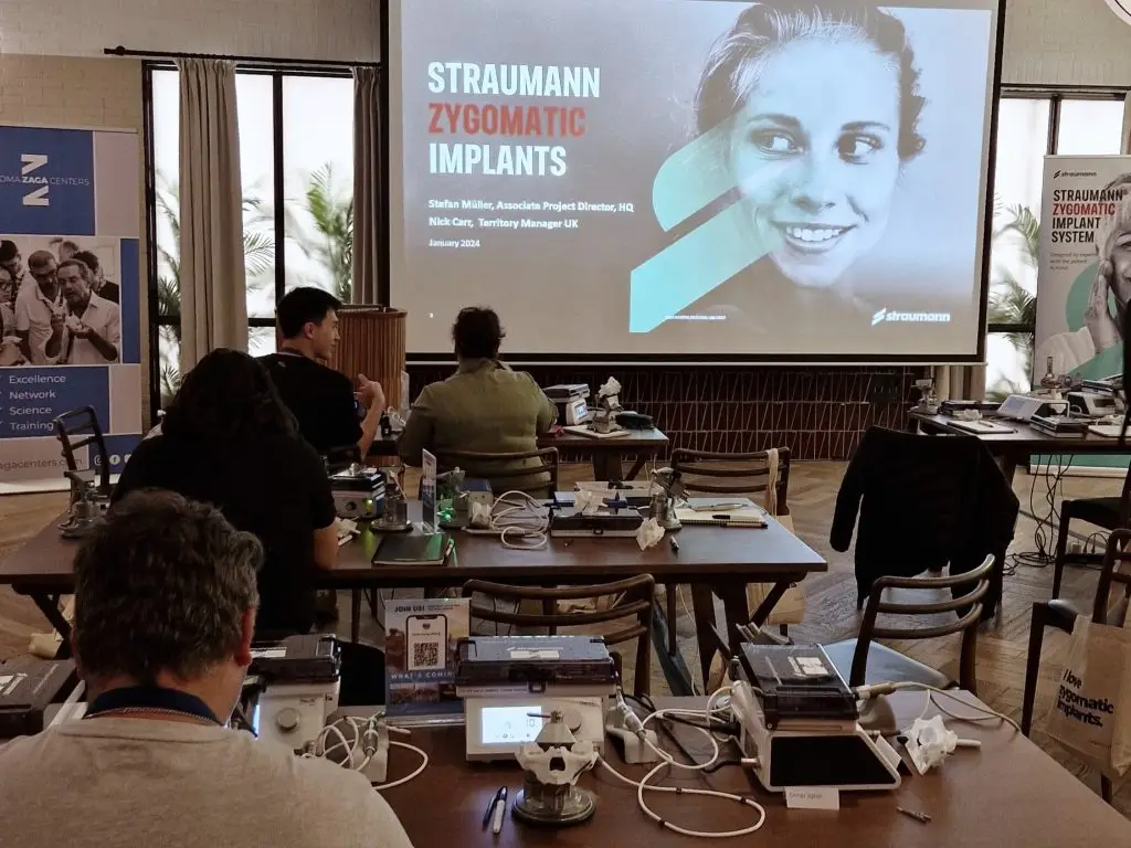 Straumann presentation in a ZAGA Course