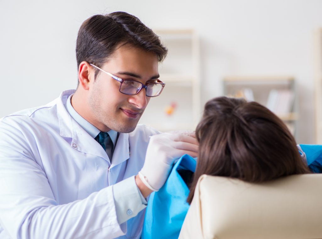 Doctor with a patient