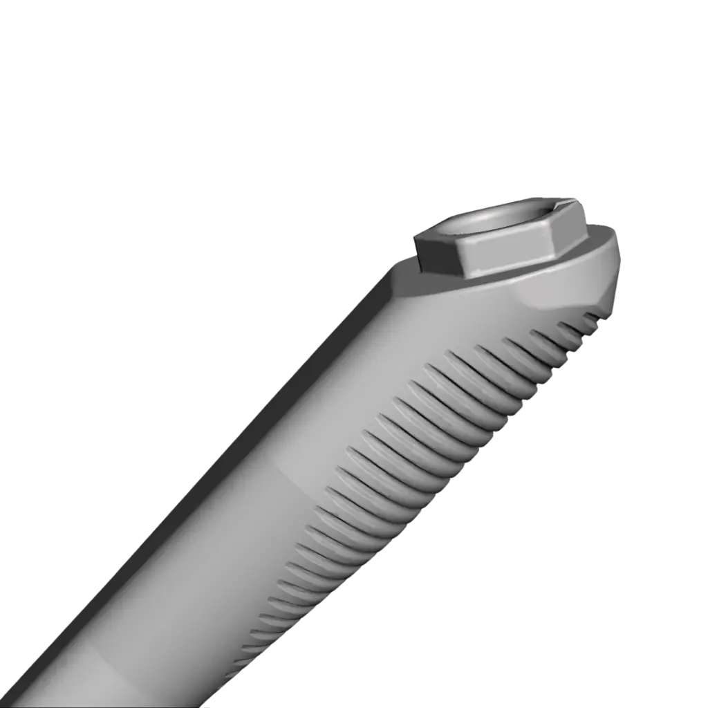 Angled platform zygomatic implant