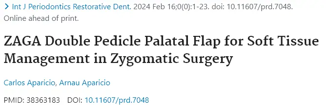 Scientific Paper ZAGA implants