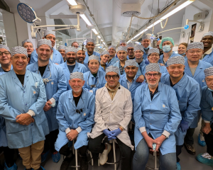 Participants and speakers during the cadaver session