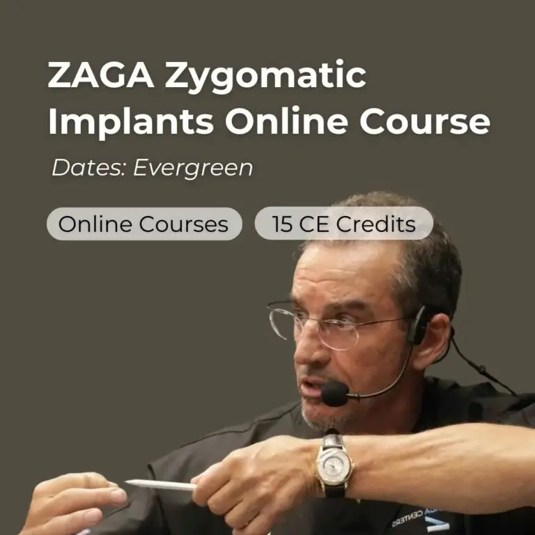 ZAGA Zygomatic Implants Online Course​