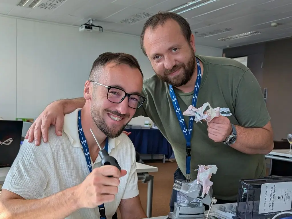 Participants during the Hands-on with Dental 3D Models