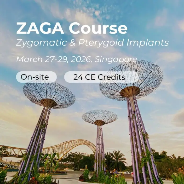ZAGA zygomatic course Singapore