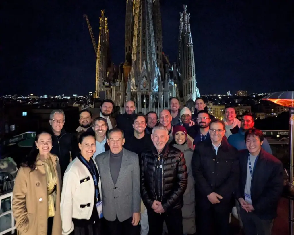 All the participants infront of the Sagrada Família