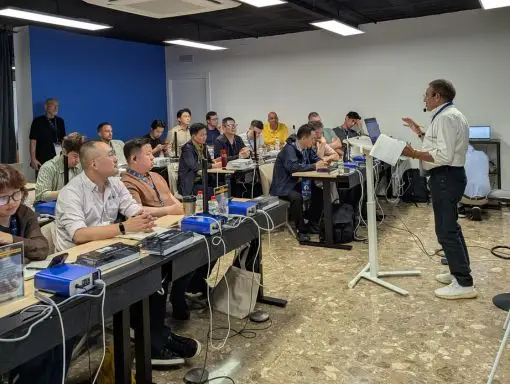 Dr. Carlos Aparicio lecturing to participants at the ZAGA Cadaver Course Barcelona 2026, ZAGA Centers headquarters Barcelona