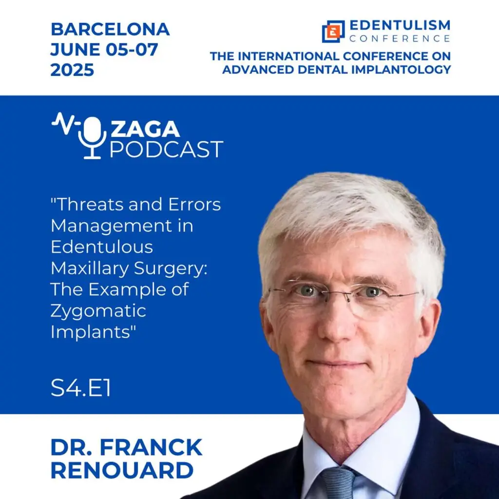 Dr. Franck Renouard - "Threats and Errors Management in Edentulous Maxillary Surgery: The Example of Zygomatic Implants"