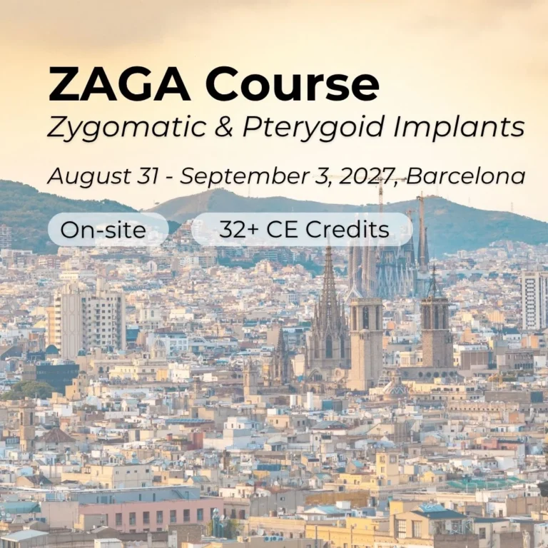 ZAGA Course Barcelona Autumn Edition 2027